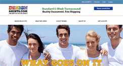 Desktop Screenshot of designshirts.com